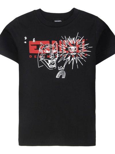 Diesel Black Jaguar Logo T-Shirt product