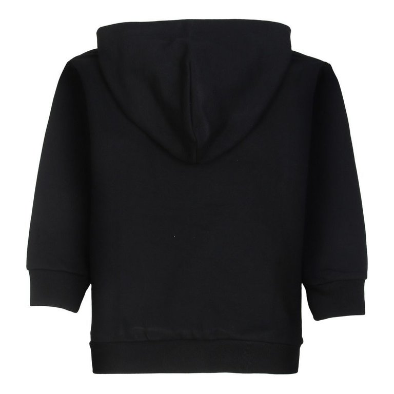 Black Logo Hooded Sweatshirt