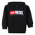 Black Logo Hooded Sweatshirt - Black