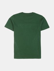 Embroidered Logo T-Shirt - Green - Green