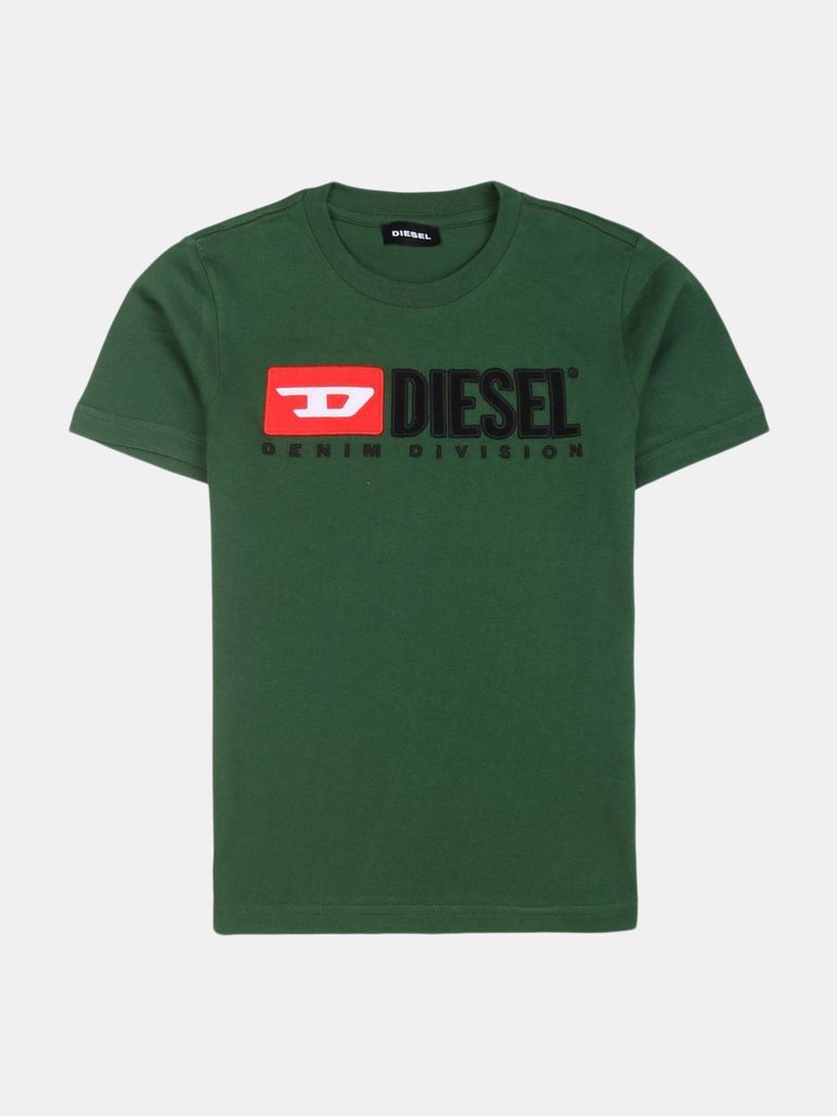 Embroidered Logo T-Shirt - Green