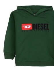 Green Logo Hooded Sweatshirt - Green