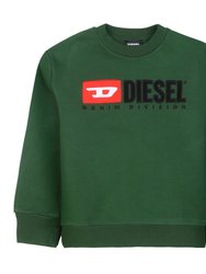 Green Logo Sweater - Green