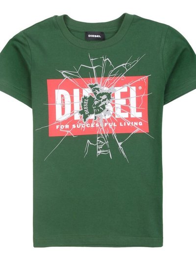 Diesel Green Shatter Logo T-Shirt product