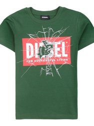 Green Shatter Logo T-Shirt - Green