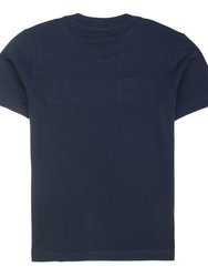 Navy Embroidered Logo T-Shirt