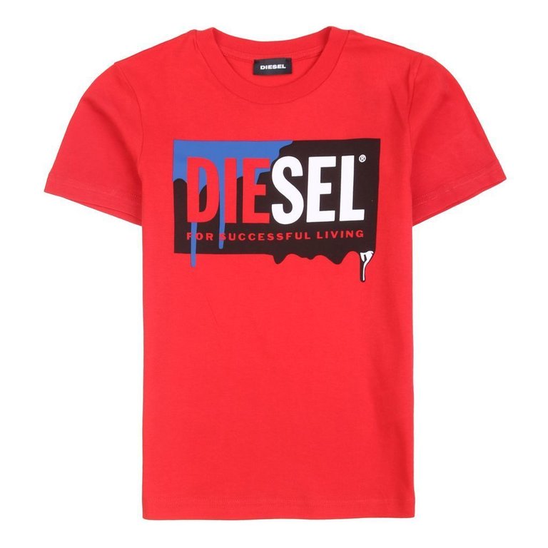 Red Drip Logo T-Shirt - Red