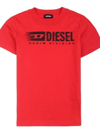 Diesel Red Logo Print T-Shirt product