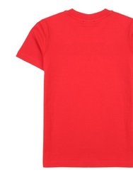 Red Logo Print T-Shirt