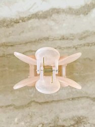 Oopsy Daisy Hair Claw Clip - Clear Lit Pink
