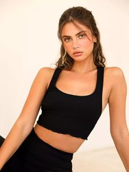 Serenity Sports Bra - Black - Black