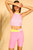 Trackstar Biker Short - Pink/Yellow