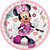Disney Iconic Minnie Mouse Round 7 Inch Dessert Plates 8 Per Pack]