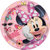 Disney Iconic Minnie Mouse Round 9 Inch Dinner Plates 8 Per Package]