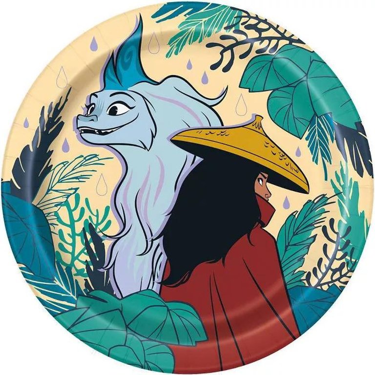 Disney Raya and the Last Dragon 7 Inch Paper Plates (8 ct)