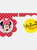 Dotted Minnie Mouse Flag Banner - Red/White/Yellow