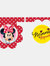 Dotted Minnie Mouse Flag Banner - Red/White/Yellow