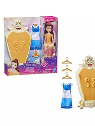 Princess Belle Doll And Wardrobe