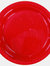 Relief Plastic Embossed Mickey Mouse Party Plates, Red - Pack Of 6