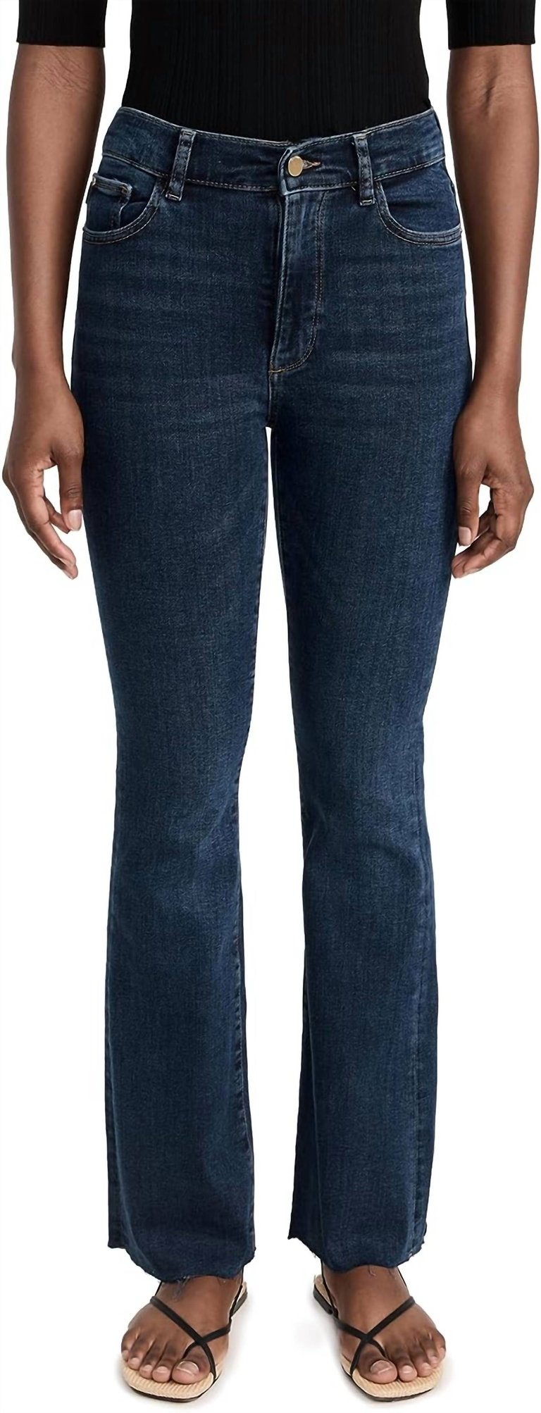 Bridget Boot High-Rise Denim Jeans - Seacliff