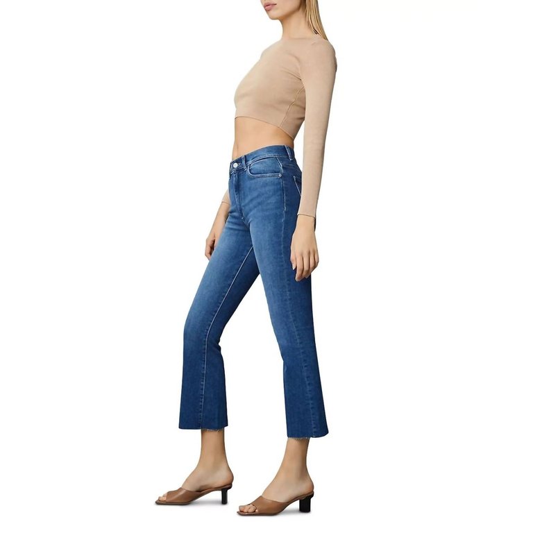 Bridget High Rise Bootcut Instasculpt Jeans - Mid Raw