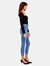 Chrissy Crop Ultra High Rise Skinny Jeans