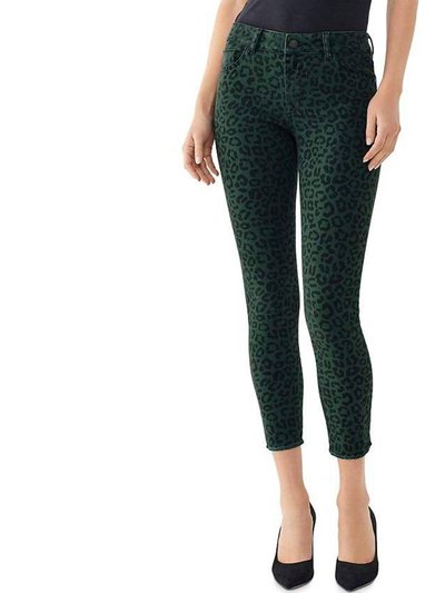 DL1961 Dl1961 Florence Mid Rise Crop Jean In Snow Leopard product