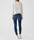 Florence Ankle Mid Rise Skinny Jeans In Write