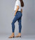 Florence Skinny Jean In Blue Nova Distressed