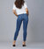 Florence Skinny Jean In Blue Nova Distressed