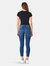 Florence Skinny Mid Rise Instasculpt Crop | Stranded