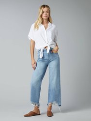 Hepburn Wide Leg High Rise Vintage Jean - Slate - Slate