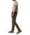 Jay Track Chino Pants In Army Green Stripe