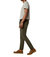 Jay Track Chino Pants In Army Green Stripe