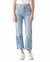 Jerry High Rise Non-Stretch Straight Leg Jeans - Sebring