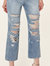 Jerry High Rise Vintage Straight Jeans