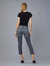 Mara Straight Mid Rise Ankle Jeans