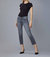 Mara Straight Mid Rise Ankle Jeans - Overcast