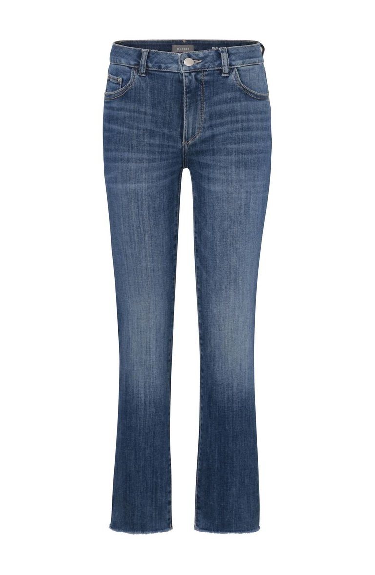 Mara Straight Mid-Rise Instasculpt Ankle Jean - Chancery