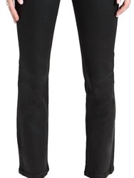 Mara Straight Mid Rise Instasculpt Ankle Jeans - Black