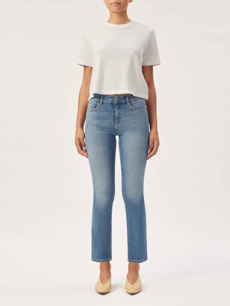 Mara Straight Mid Rise Jean - Airway