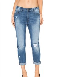 No. 6 Slouchy Skinny Jean - Scratched
