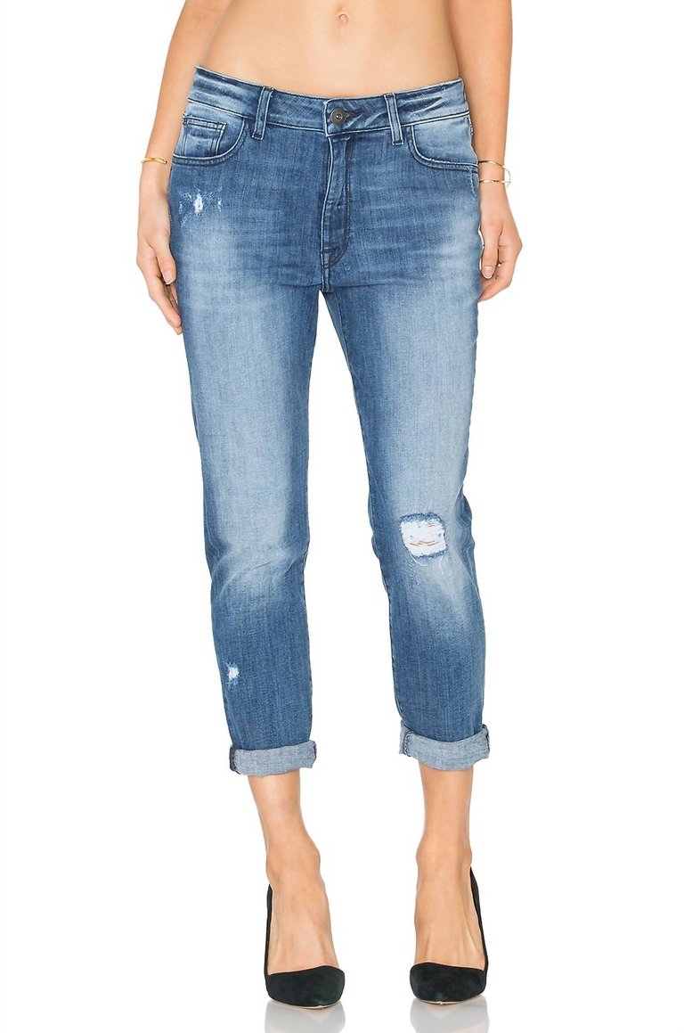 No. 6 Slouchy Skinny Jean - Scratched