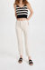 Patti Straight High Rise Ankle Jeans - Off White