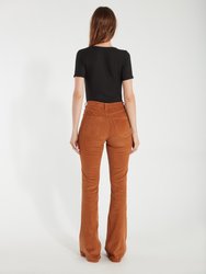 Rachel 35" High Rise Corduroy Flare Jeans