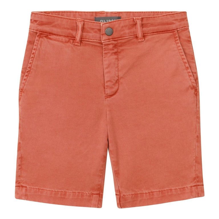 Red Chino Short - Red