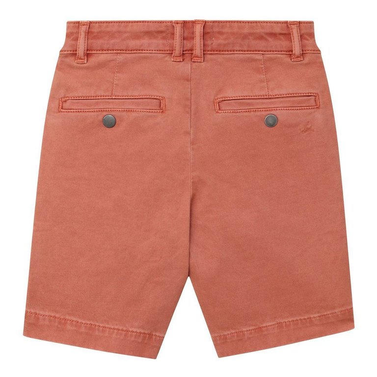 Red Chino Short