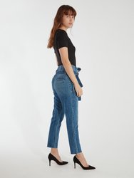 Susie High Rise Tapered Straight Leg Jeans