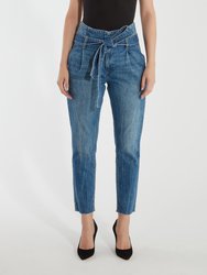 Susie High Rise Tapered Straight Leg Jeans