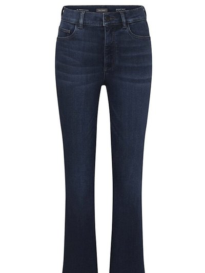 DL1961 Women Bridget Boot: High Rise Instasculpt Crop Dark Indigo Released Jeans product